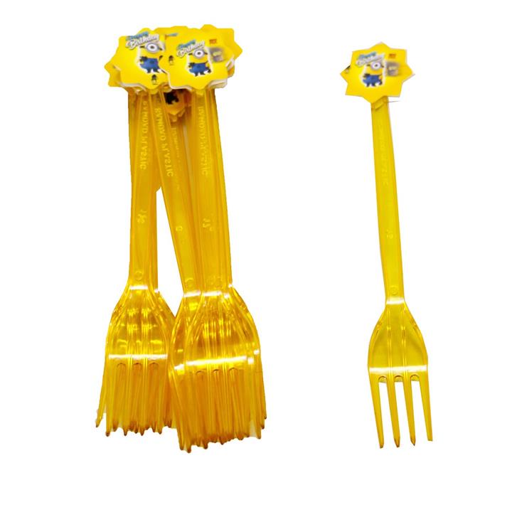 چنگال ایرسا مدل Minion بسته 12 عددی Irsa Minion Fork Pack of 12